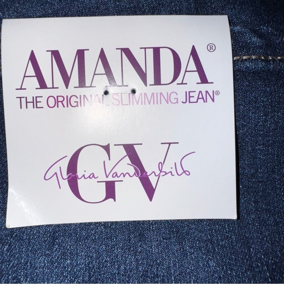 Womens Gloria Vanderbilt Amanda Classic Rise Tapered Leg Stretch 20W Average $52 - Picture 11 of 15